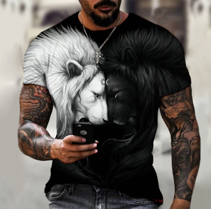 Wild Wolf 3 Print T-shirt