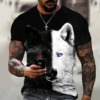 Wild Wolf 3 Print T-shirt