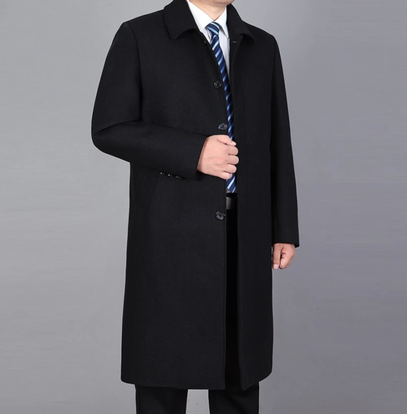 Wool Blend Overcoat - Enenesis