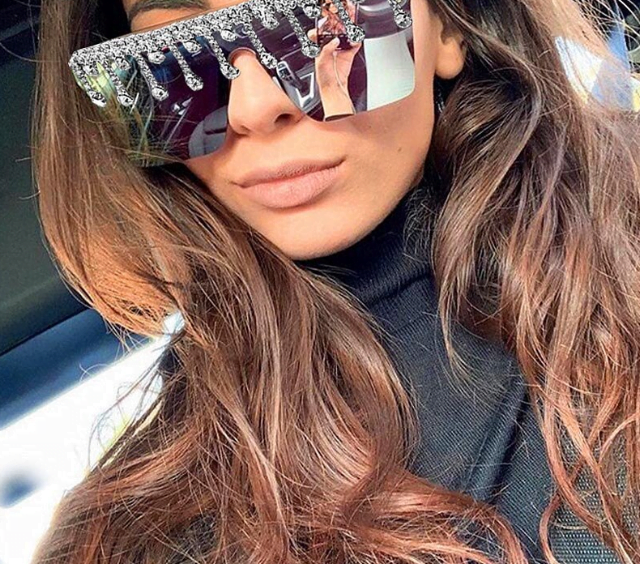 Cute Tassel Square Sunglasses