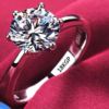 None Fade 18K Engagement Ring