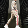 Flower Plaid Sports Tracksuit - Enenesis