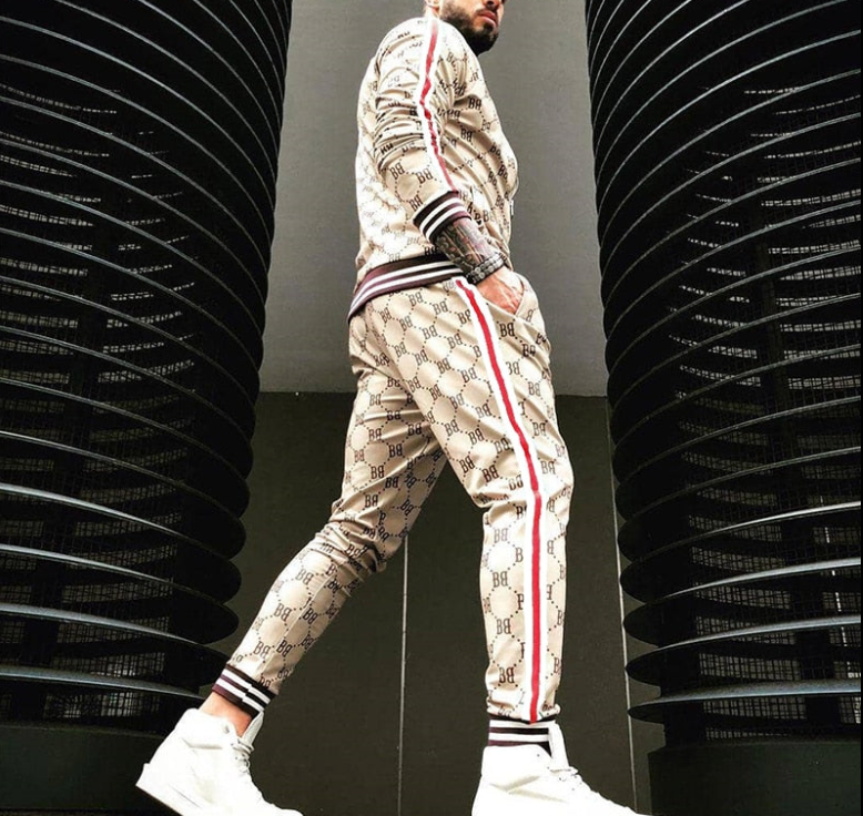 Flower Plaid Sports Tracksuit - Enenesis