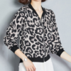 Thin Leopard Print Bomber Jacket