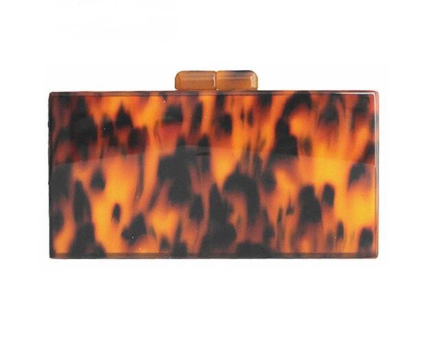 Acrylic Box Clutch Handbag