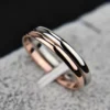 Thin Titanium Steel Couple Ring