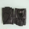 Genuine Leather Slip-Resistant Half Finger Gloves - Enenesis