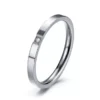 Thin Titanium Steel Couple Ring