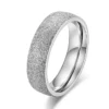 Simple Scrub Stainless Steel Rings