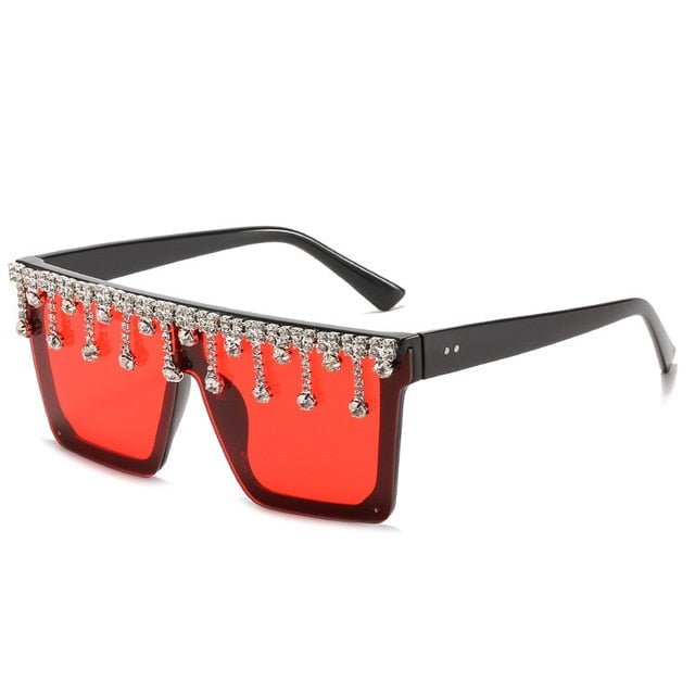 Cute Tassel Square Sunglasses - Enenesis