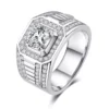 Luxury Silver Cubic Ring