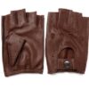 Genuine Leather Slip-Resistant Half Finger Gloves - Enenesis