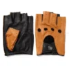 Genuine Leather Slip-Resistant Half Finger Gloves - Enenesis