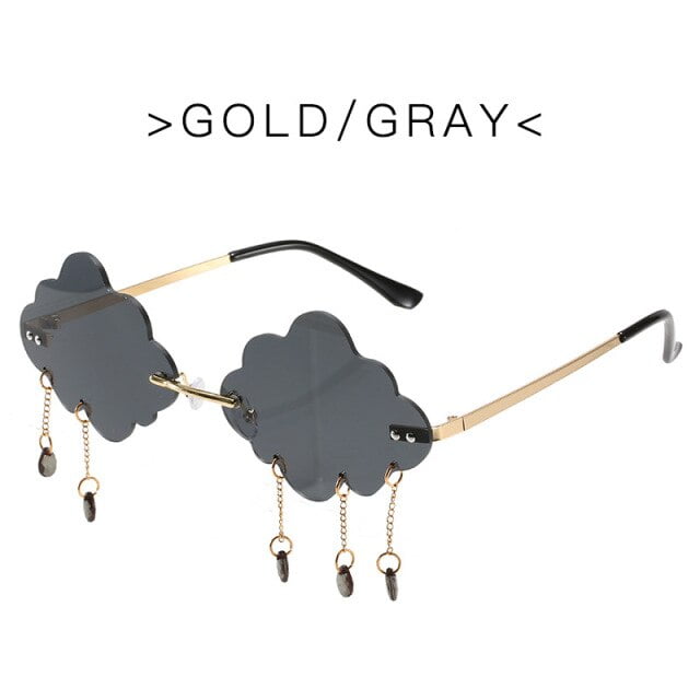 Cloud Shape Pendant Sunglasses