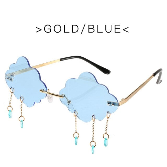 Cloud Shape Pendant Sunglasses