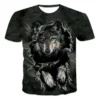 Wild Wolf 3 Print T-shirt