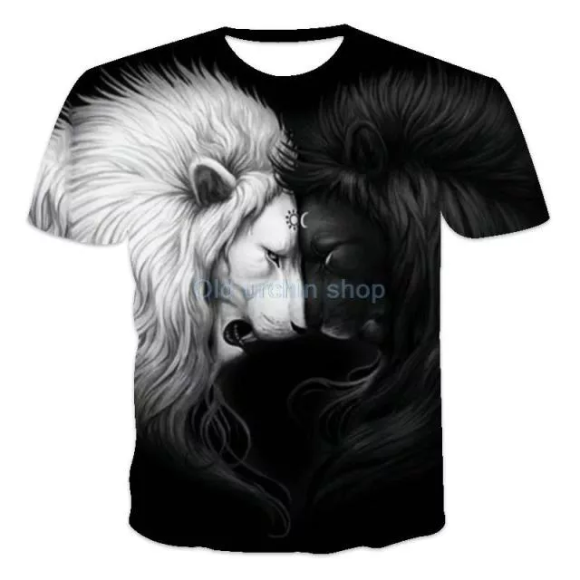 Wild Wolf 3 Print T-shirt