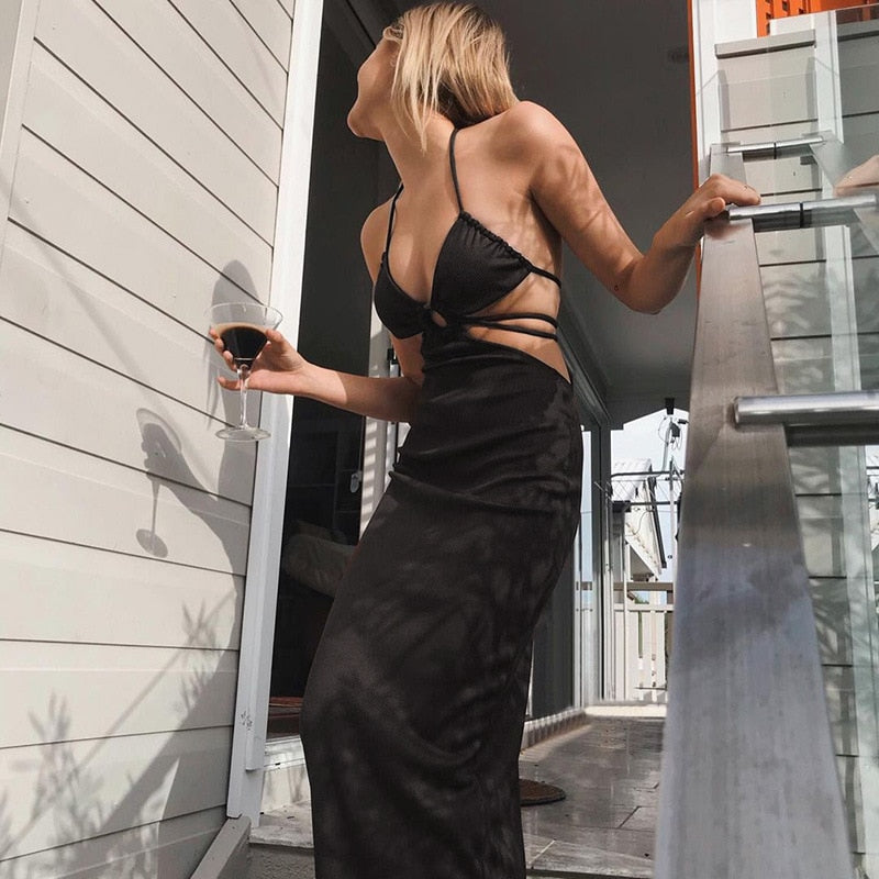 Backless Maxi Dress