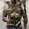 3D Cute Kitten T-shirt