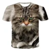 3D Cute Kitten T-shirt