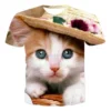 3D Cute Kitten T-Shirt - Enenesis