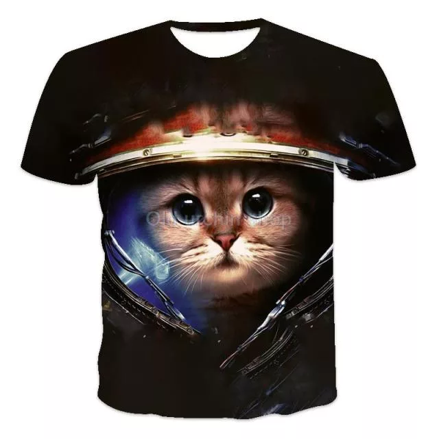 3D Cute Kitten T-Shirt - Enenesis