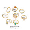 Multi-Layer Adjustable Ring Set