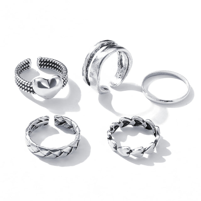 Multi-Layer Adjustable Ring Set