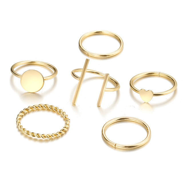 Multi-Layer Adjustable Ring Set