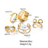 Multi-Layer Adjustable Ring Set