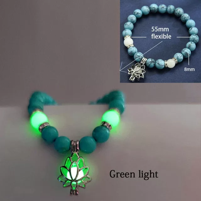 Yoga Healing Glow In The Dark Bracelet