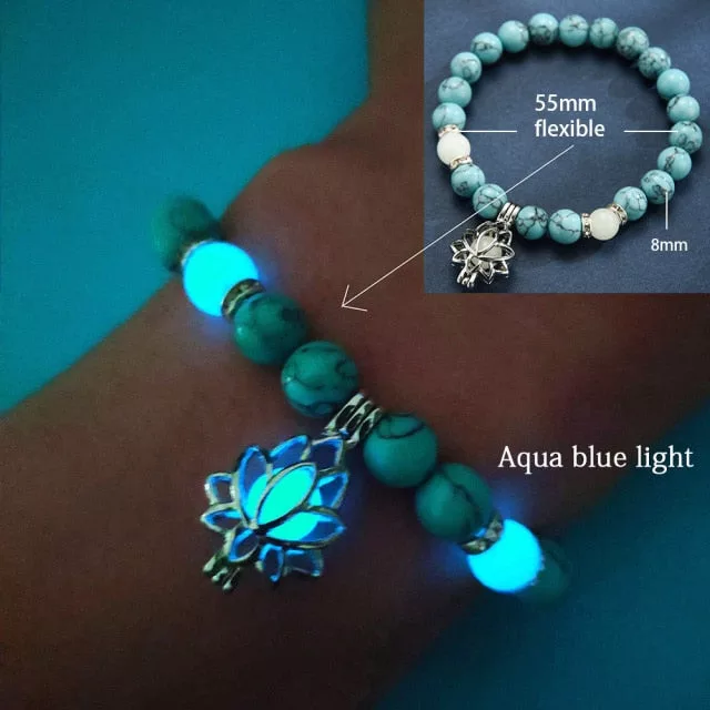 Yoga Healing Glow In The Dark Bracelet