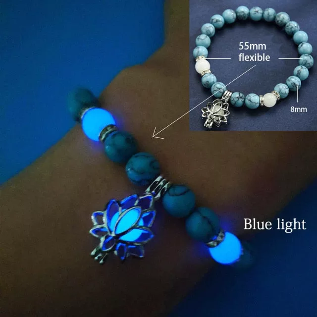 Yoga Healing Glow In The Dark Bracelet