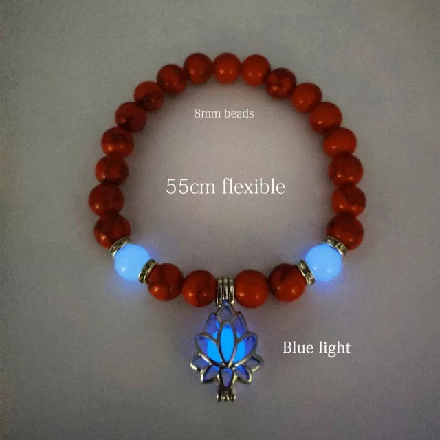 Yoga Healing Glow In The Dark Bracelet