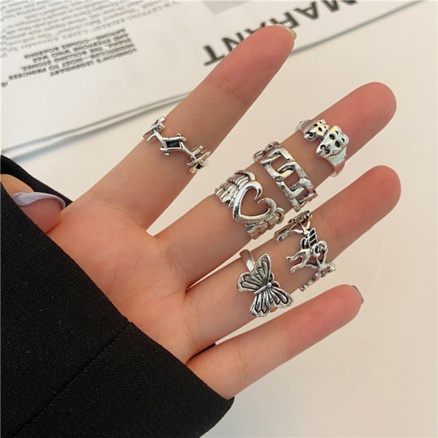 Multi-Layer Adjustable Ring Set