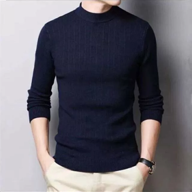 Wool Turtleneck Oversize Pullover