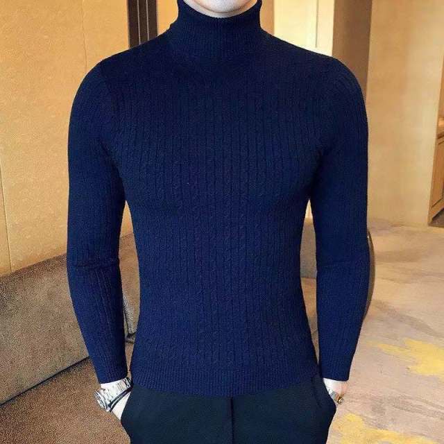 Wool Turtleneck Oversize Pullover