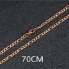 70cm Rose Gold