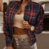 Plaid Puffer Jacket