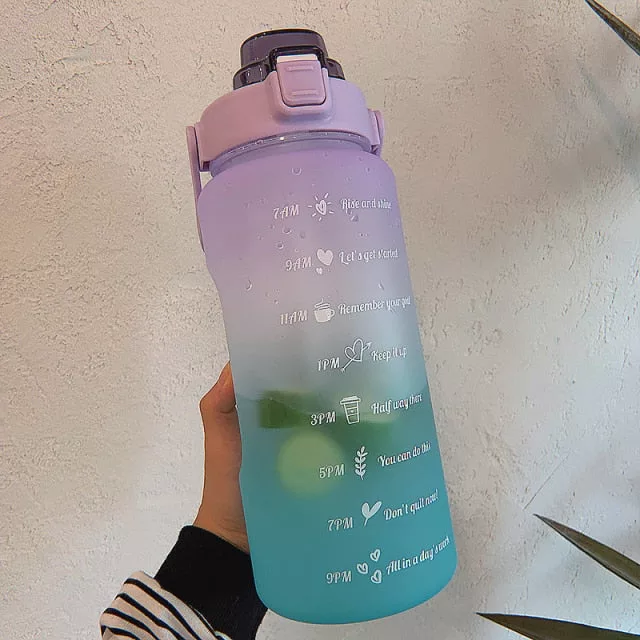 2 Litres Sports Water Bottles With Straw - Enenesis