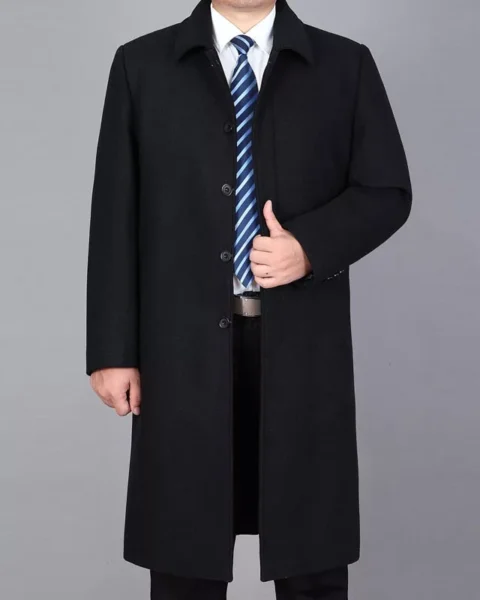 Wool Blend Overcoat - Enenesis