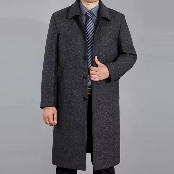 Wool Blend Overcoat