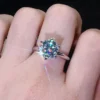 None Fade 18K Engagement Ring