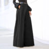 Casual Office Wide Leg Trousers - Enenesis