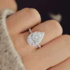 Vintage Style Pear Shape Ring