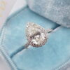 Vintage Style Pear Shape Ring