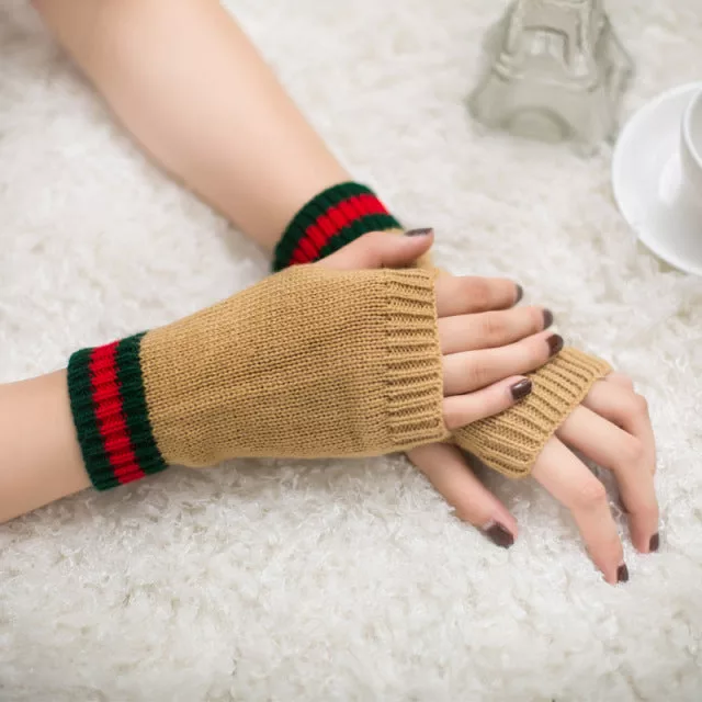 Half Finger Knitting Computer Gloves - Enenesis