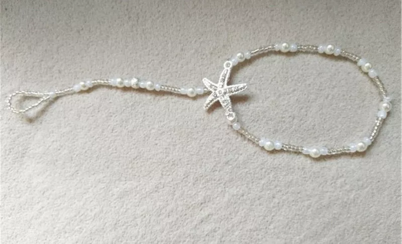 Starfish Pearl Anklet