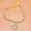 Love Heart Shiny Anklet - Enenesis