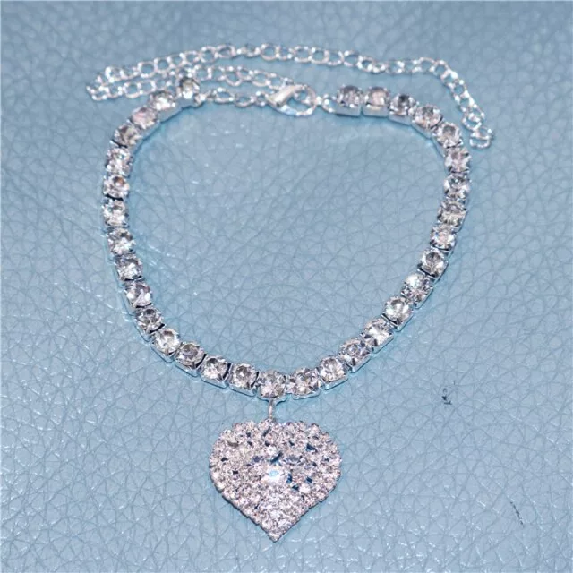 Love Heart Shiny Anklet